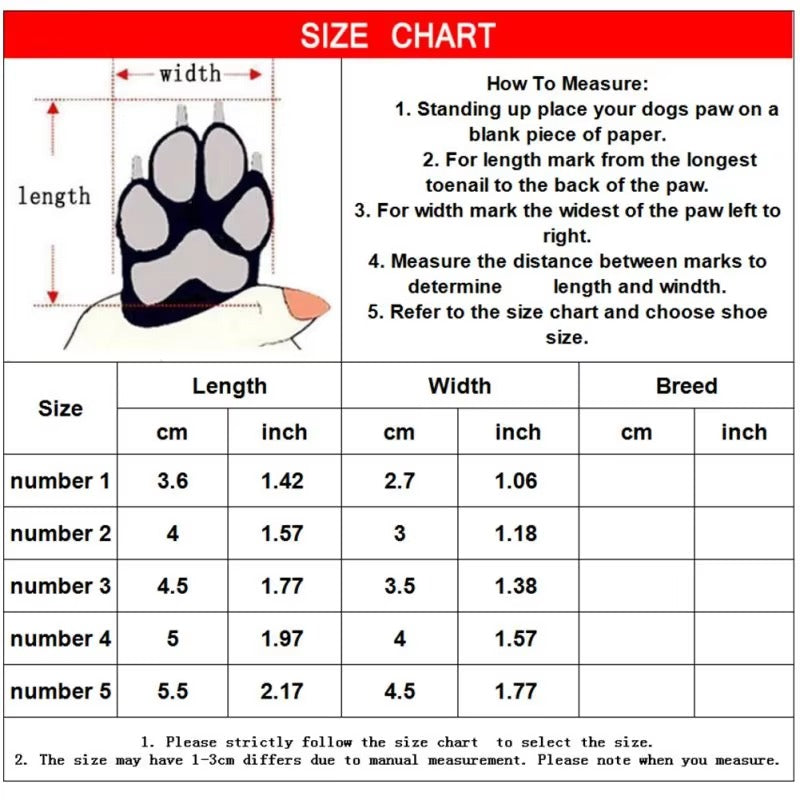 4pcs/set Waterproof Winter Canvas Pet Dog Shoes Anti-slip Rain Snow Boots Thick For Small Cats Puppy Chihuahua Socks Booties Dog Shoes for Hot Pavement Boots & Paw Protectors for Summer