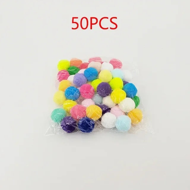 Pet Creative Games Mini Pompoms Toy