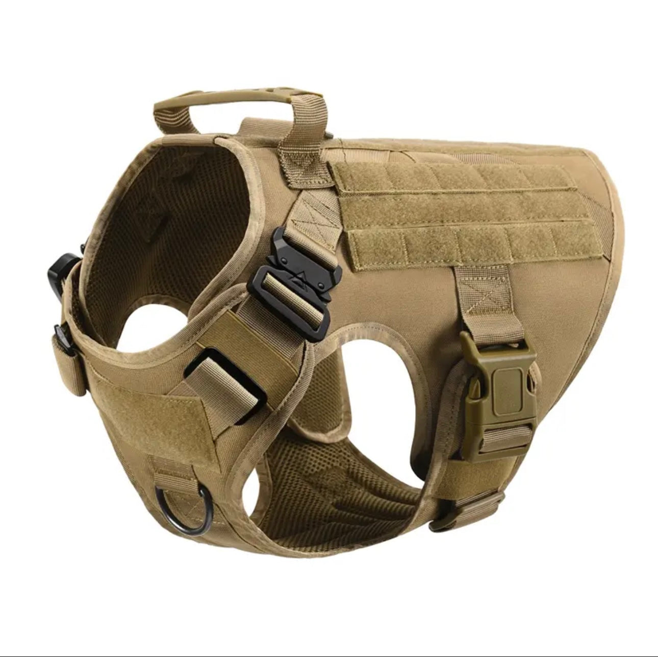 Tactical Military Vest Pet Training Dog Harness and Leash Set For All Breeds Dogs