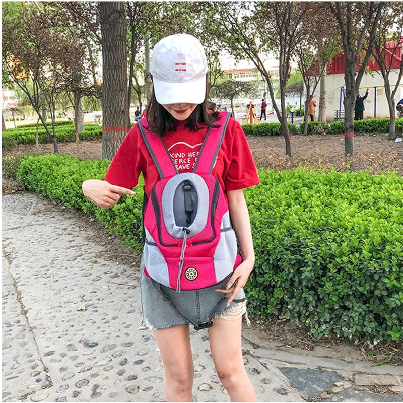 Carrying Pet Cat Dog Backpack Out Walking Travel Portable Transport Bag Animal Backpack for Small Dogs&nbsp;