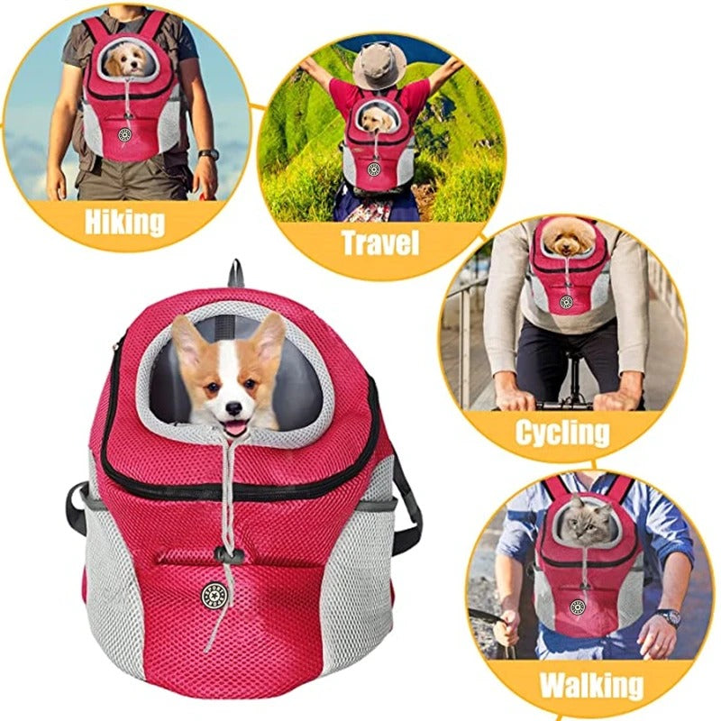 Carrying Pet Cat Dog Backpack Out Walking Travel Portable Transport Bag Animal Backpack for Small Dogs&nbsp;