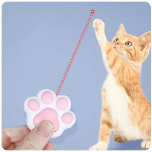 Pet Cats Infrared Teaser Toys Key Chain Lighting Rechargeable Various Patterns&nbsp; Training Toy USB Charge