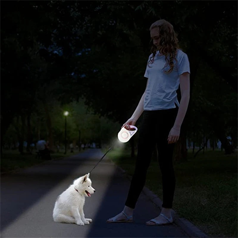 Dog Leashes with Led Light &nbsp;Retractable Leash Night Safety&nbsp;