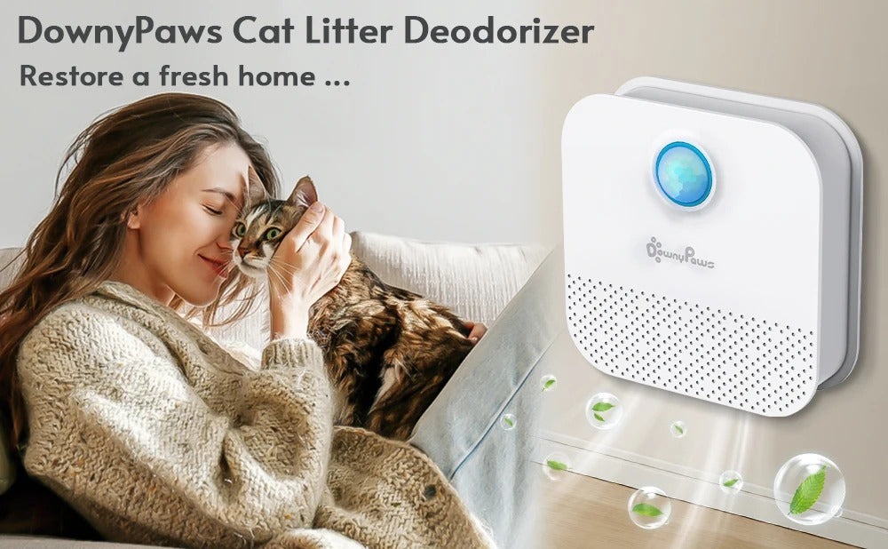 4000mAh Smart Cat Odor Purifier For Cat Litter Box Deodorizer Pet Toilet Air Purifier Dog Cat Litter Deodorant