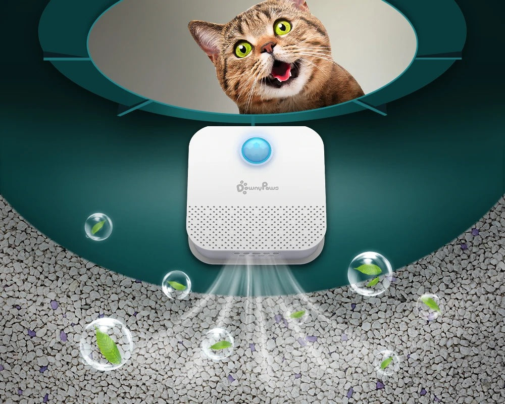 4000mAh Smart Cat Odor Purifier For Cat Litter Box Deodorizer Pet Toilet Air Purifier Dog Cat Litter Deodorant